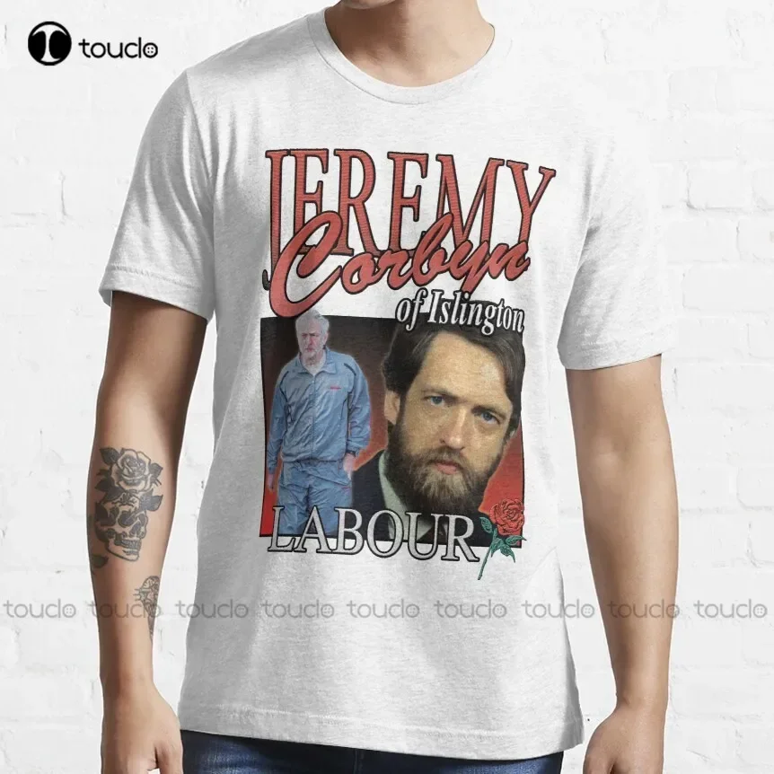 Jeremy Corbyn Labour Vintage Tee Essential T-Shirt Football Mom Shirt Custom Aldult Teen Unisex Digital Printing Tee Shirt