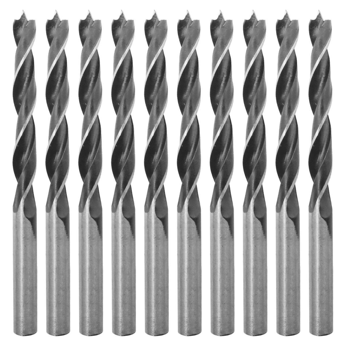 3 Tip Carbon Steel 12X130MM C/10 Tradestar Drill P/Wood