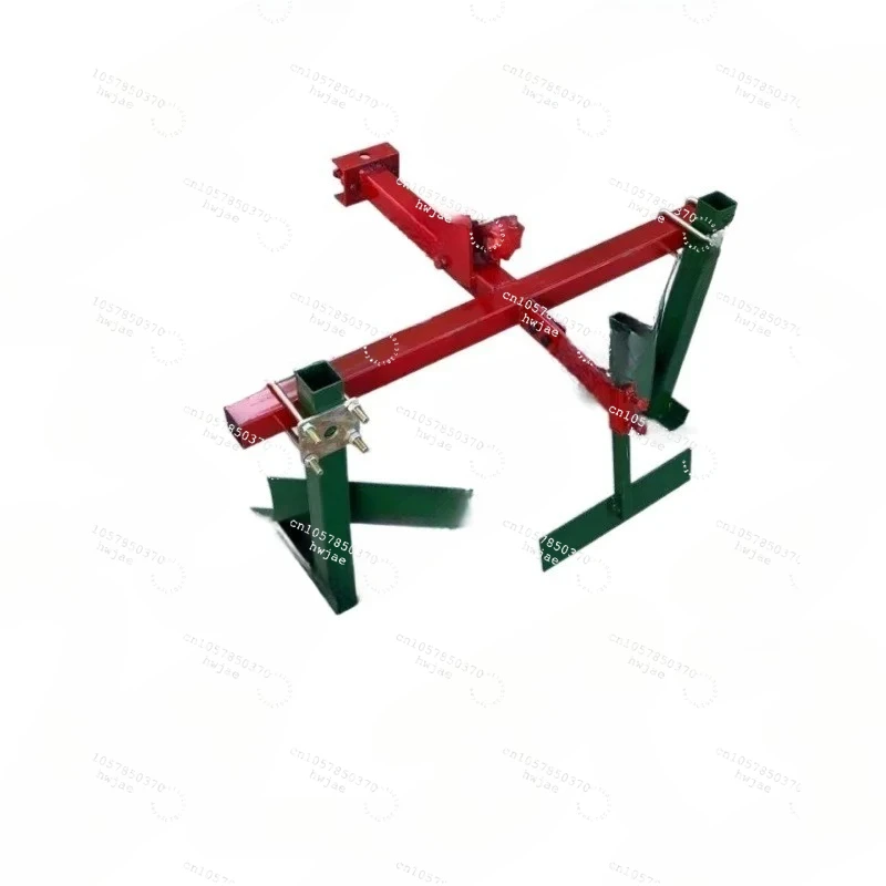 Walking Tractor with Ridging Plough Double Row Furrowing Plough Ridging Ditching Machine Ridging Fertiliser Plough