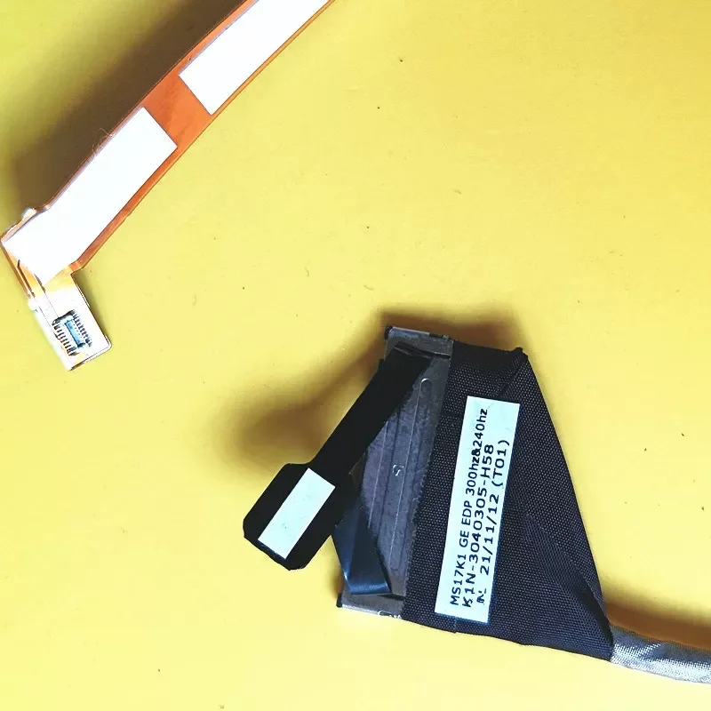 for MSI MS17K1 Screen Cable 300Hz 240Hz K1N-3040305-H58 Original Genuine Replacement LCD Flex Ribbon Connector Wire