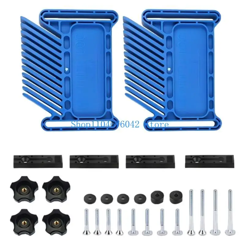 652F Featherboard Adjustable Woodworking Tool Safety Device Stackable Board for Table Sawing Router Tables Band Sawing