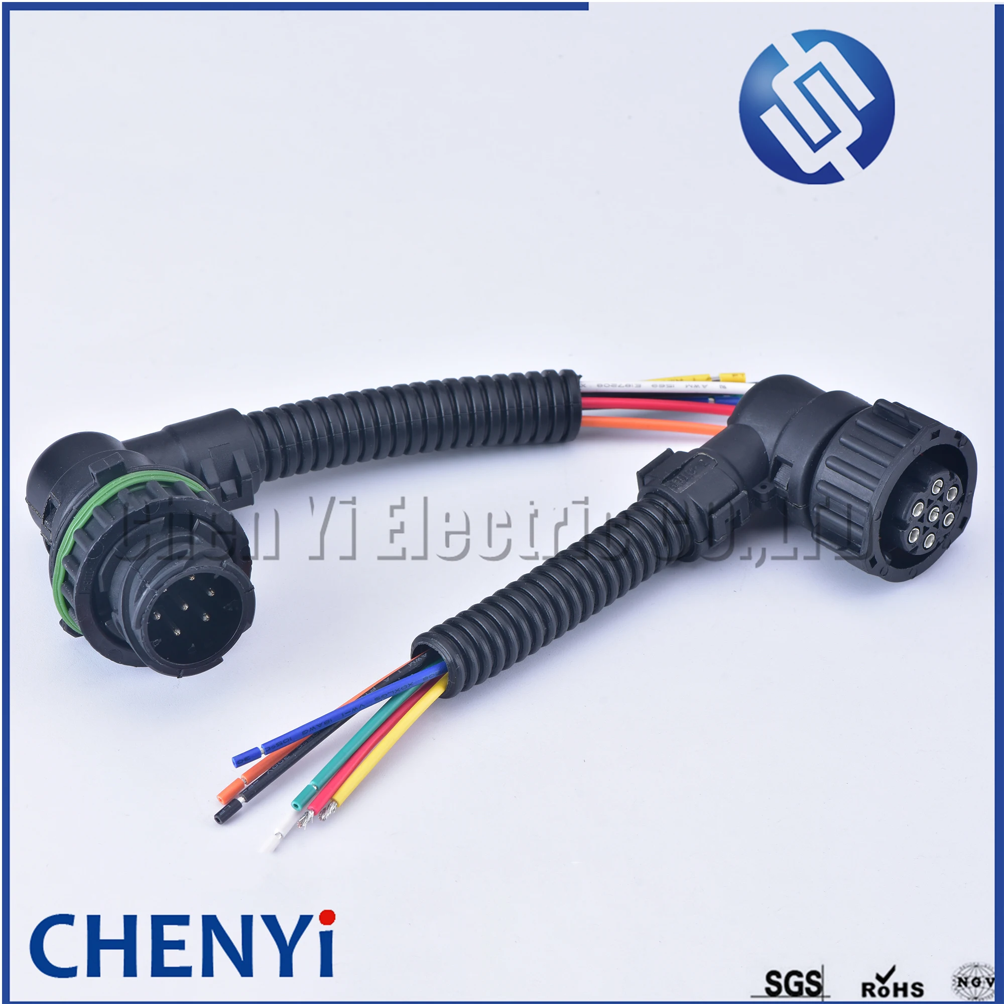 7 Pin plug For Truck DAF MAN Truck Tail Light Connector wire harness 968421-1 967650-1 1718230-1 1-967325-1 1-967402-1