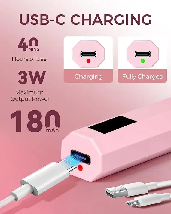 เครื่องอบเล็บยูวีแบบพกพา เครื่องอบเล็บขนาดเล็ก ไฟสำหรับอบเล็บสำหรับการบ่มเจลเล็บทุกชนิด โคมไฟยูวีแอลอีดีสำหรับทำเล็บ ไฟเสริมความงาม