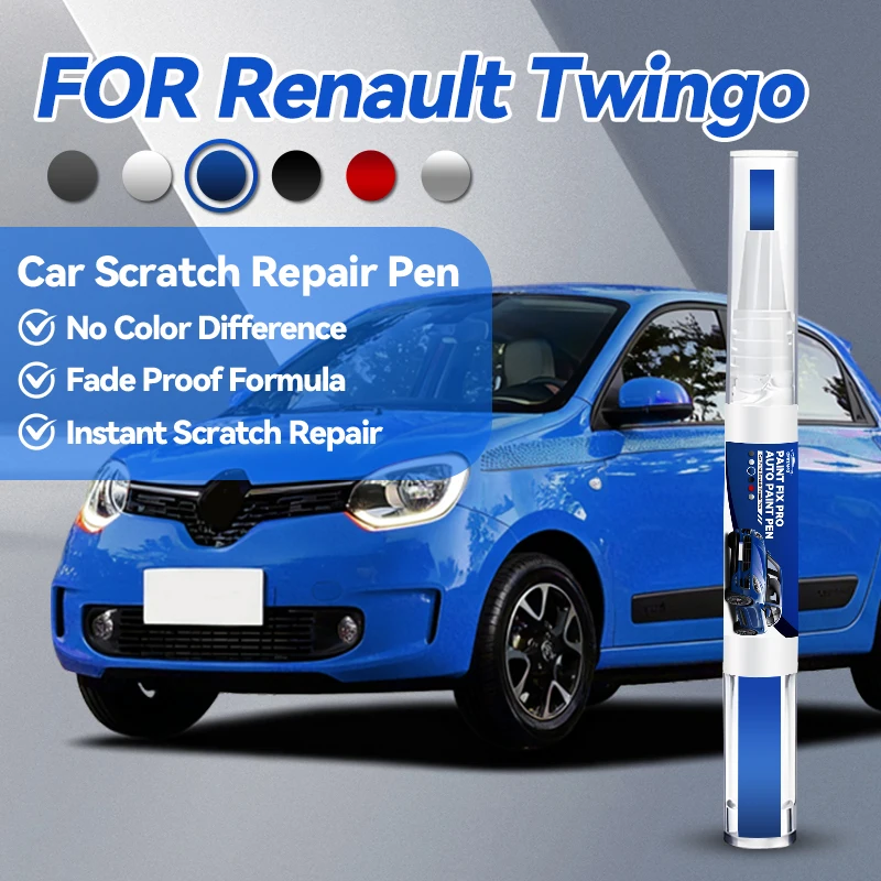 

Специализированные автомобильные аксессуары для Renault Twingo: карандаш для ремонта краски, средство для удаления царапин, DIY, черный, белый, фиолетовый, синий