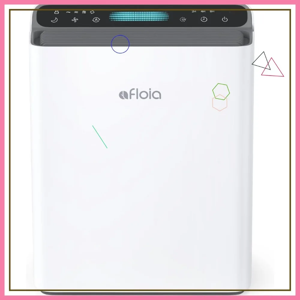 

Очиститель воздуха для большой комнаты с монитором PM2,5, автоматическим режимом и моющимся фильтром для домашних животных до 2000 футов 2