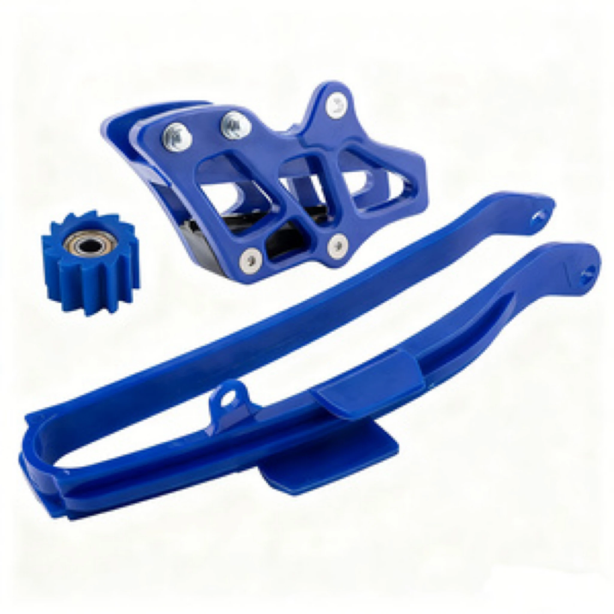 Kettenführungsschutz-Rollensatz passend für YZF WRF Dirt Bike Offroad-Motorrad Aftermarket Kunststoff-Schwingenschutz-Set
