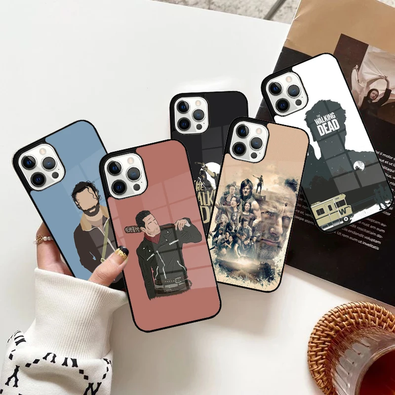 Daryl Dixon The Walking Dead Phone Case Magnetic for iPhone 15 16 14 13 Pro Max 11 12 Mini Magsafe Wireless Charging Cover