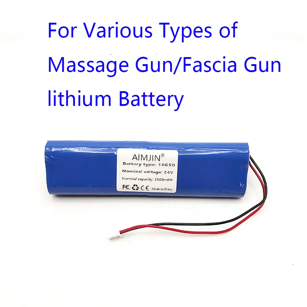 6s1p Rechargeable 18650 Battery Pack for Phoenix A1 Massage Gun,Fascia Gun With BMS DIY Install New 24V 2500mAh Li-ion