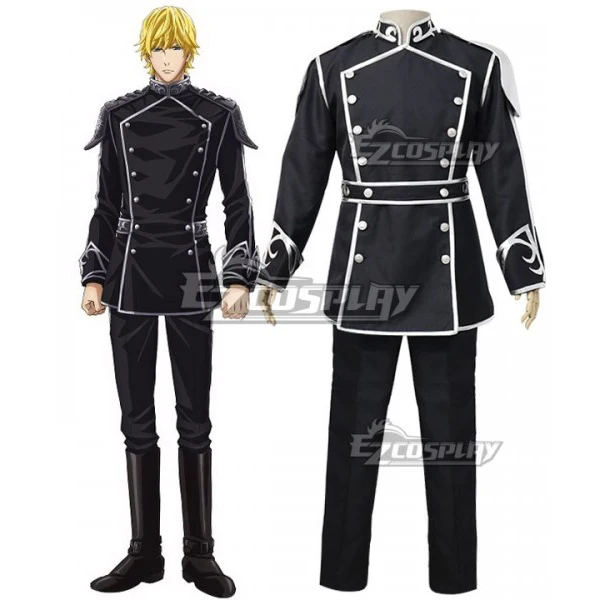 Legend of the Galactic Heroes Reinhard von Lohengramm Cosplay Costume Anime Galactic Empire Black Uniform Outfit E001