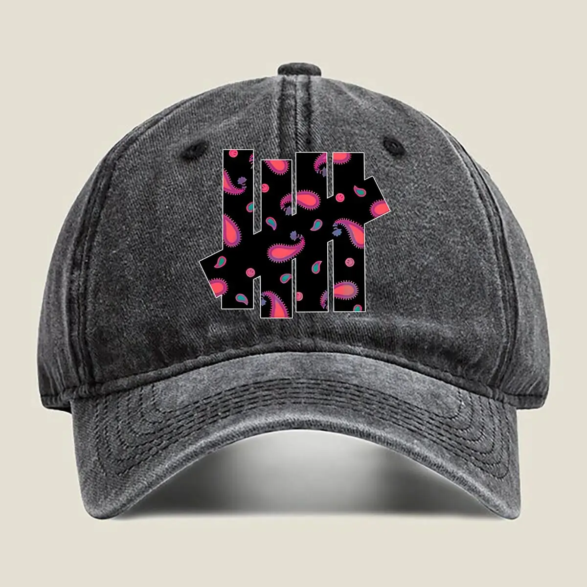 

Abstract - paisley - graphic for an artistic - and - aesthetic - themed design Washed Baseball Cap