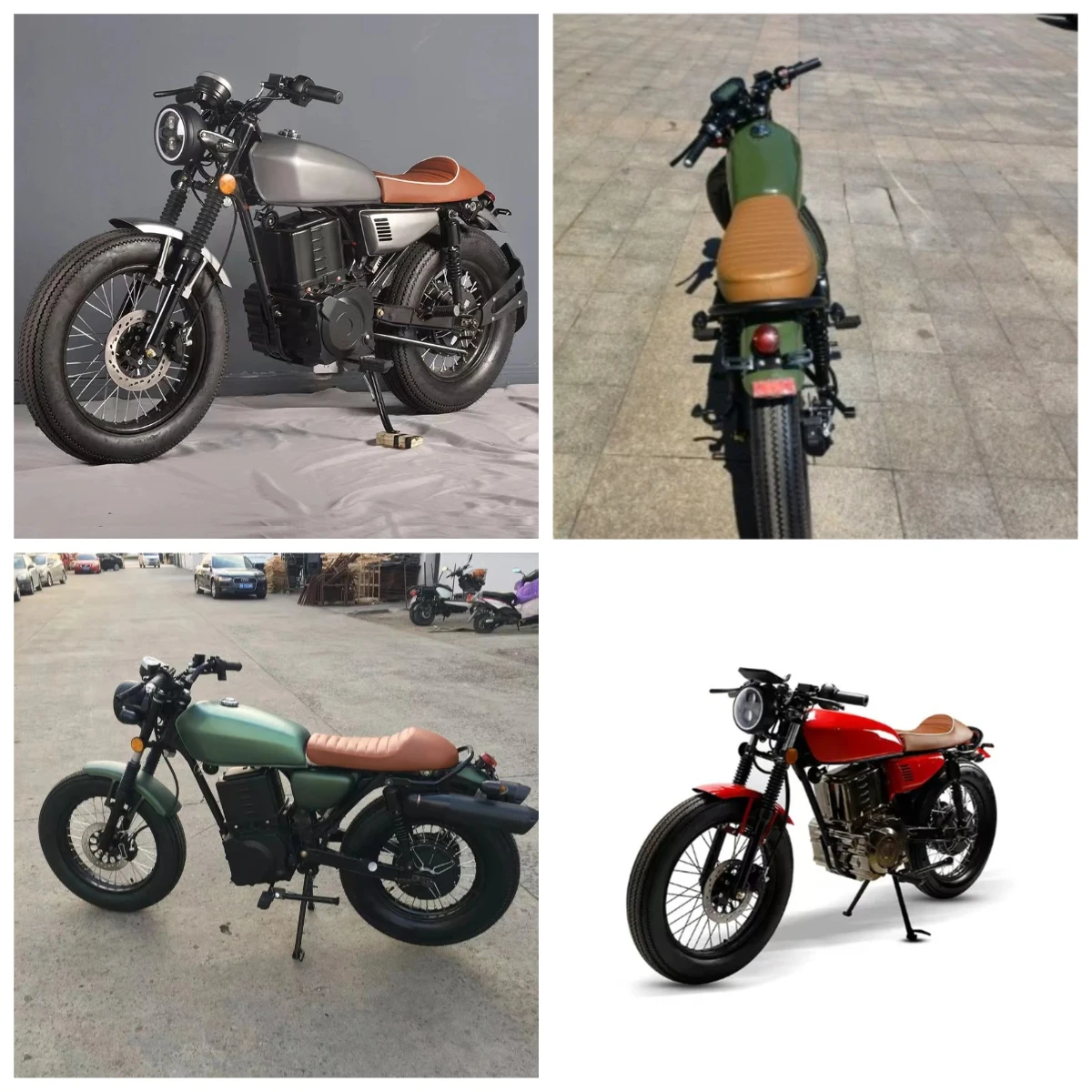 

STLF Chinese Retro Electric Motorcycles Off-road Retro Motorbike Electric Scooter Electric Bicycle motorbike retro Motorcycles