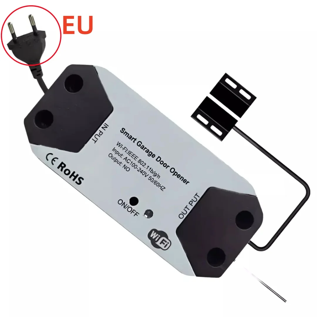 EU WIFI Bluetooth Automatic Garage Door Opener Smart controller to control the garage Tuya Gate Door Controller Remote Door Open