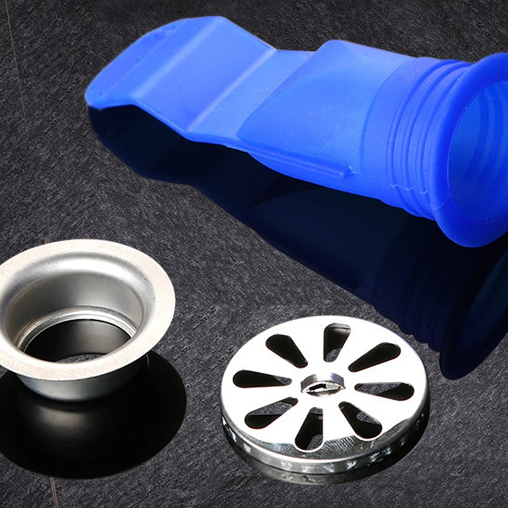 

Silicone Seal Core Odor Proof Leak Bath Round Cover Draininner Sewer Kitchen Bathroom Floor Tube