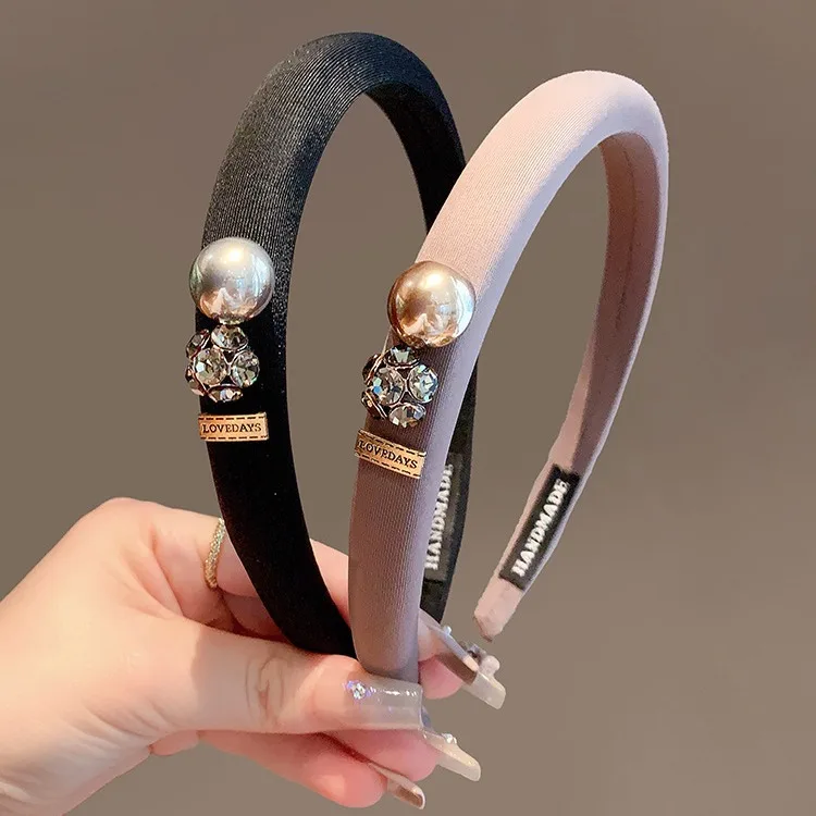 Headband for Women High Crown Face Slimming Premium Soft Fabric Lightweight Comfortable Daily Commute Hair Hoop