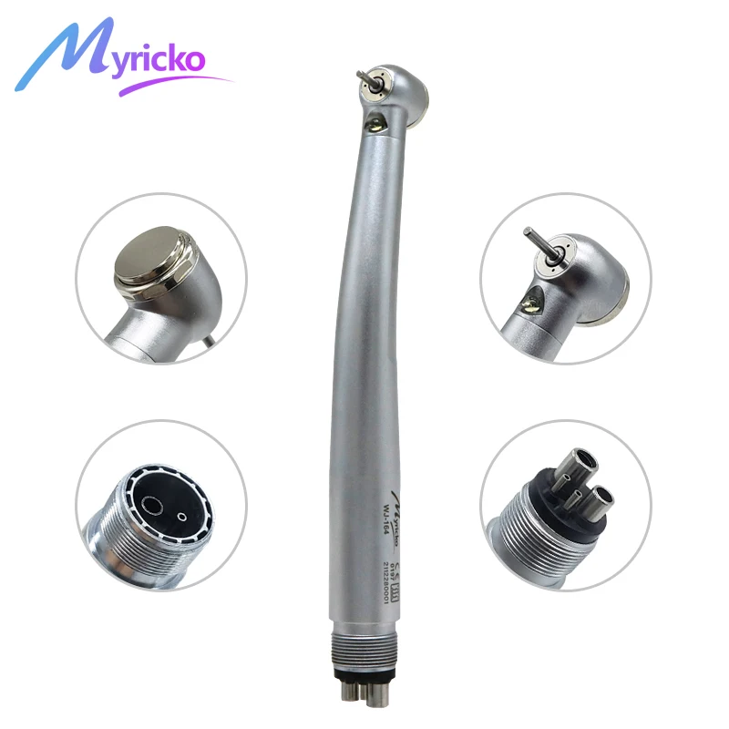 Dental Handpiece Ceramic Bearing High Quality LED High Speed Dentist Tips Air Turbine Self-Power Light Dentistry Teaching Tools