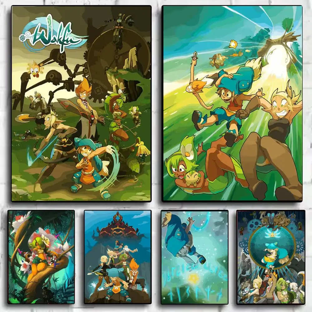 Animation W-Wakfu Poster Modern  Wall Art Aesthetic Minimalist Bedroom Decor Cafe Home Gift