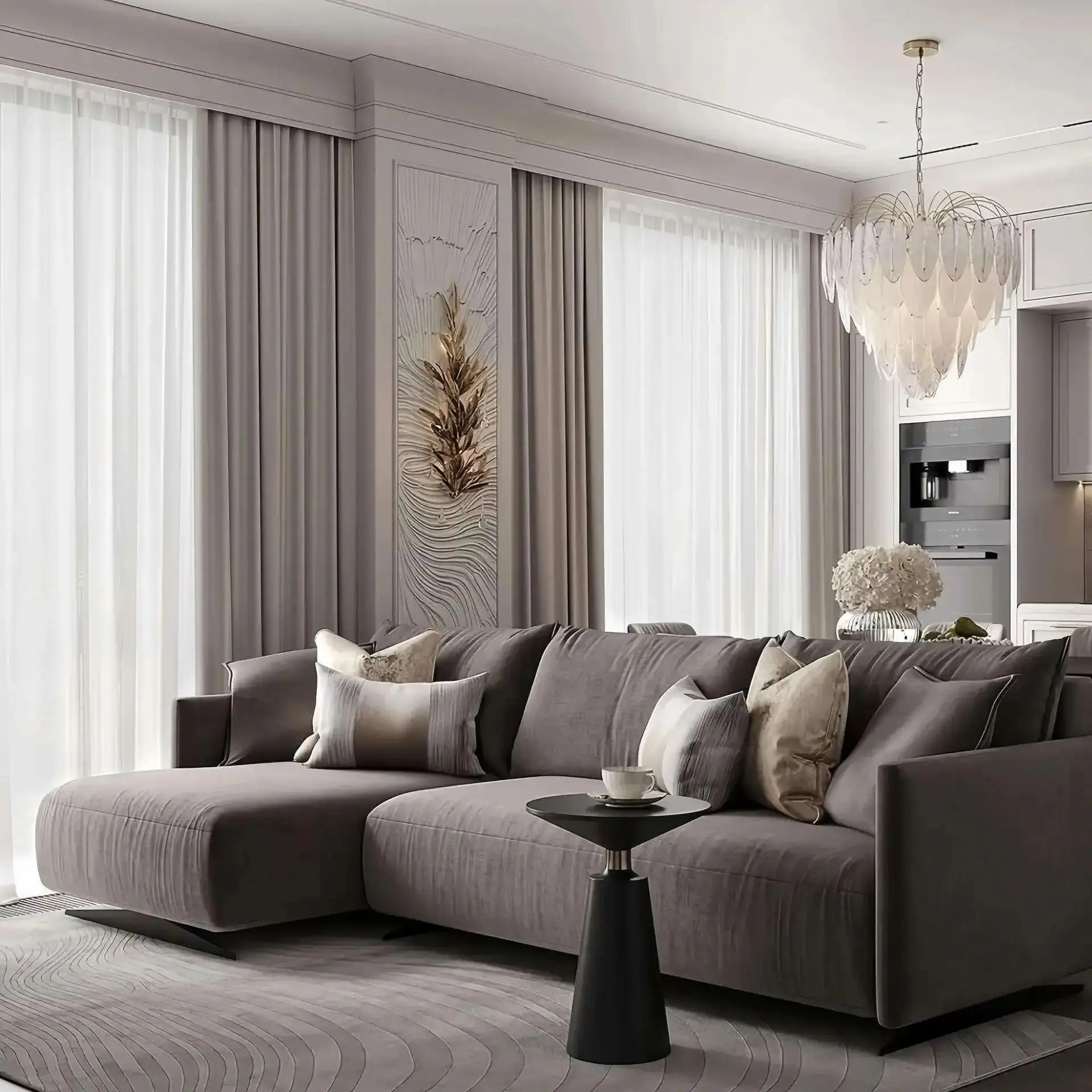 

Luxury Velvet Drapes Blackout Curtains Thermal Insulation Noise Reduction Elegant Home Decor Grommet Top Design Free Shipping