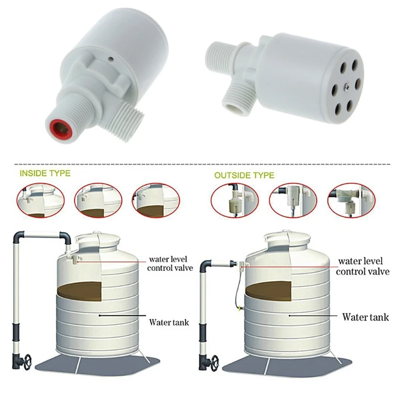 1185 Controle Automático Nível Água para Torre Válvula para Tanque Esfera Flutuante para Válvula