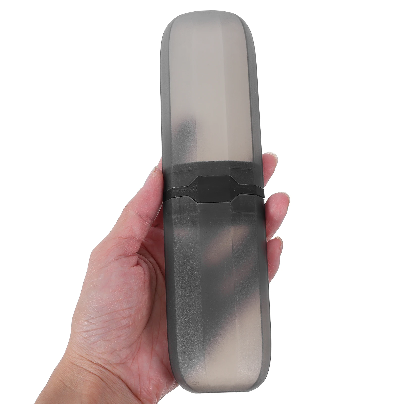 

2Pcs Portable Toothbrush Case Compact Travel Container Waterproof Storage Box for Toothbrush Holder Small Plastic Mug Leakproof