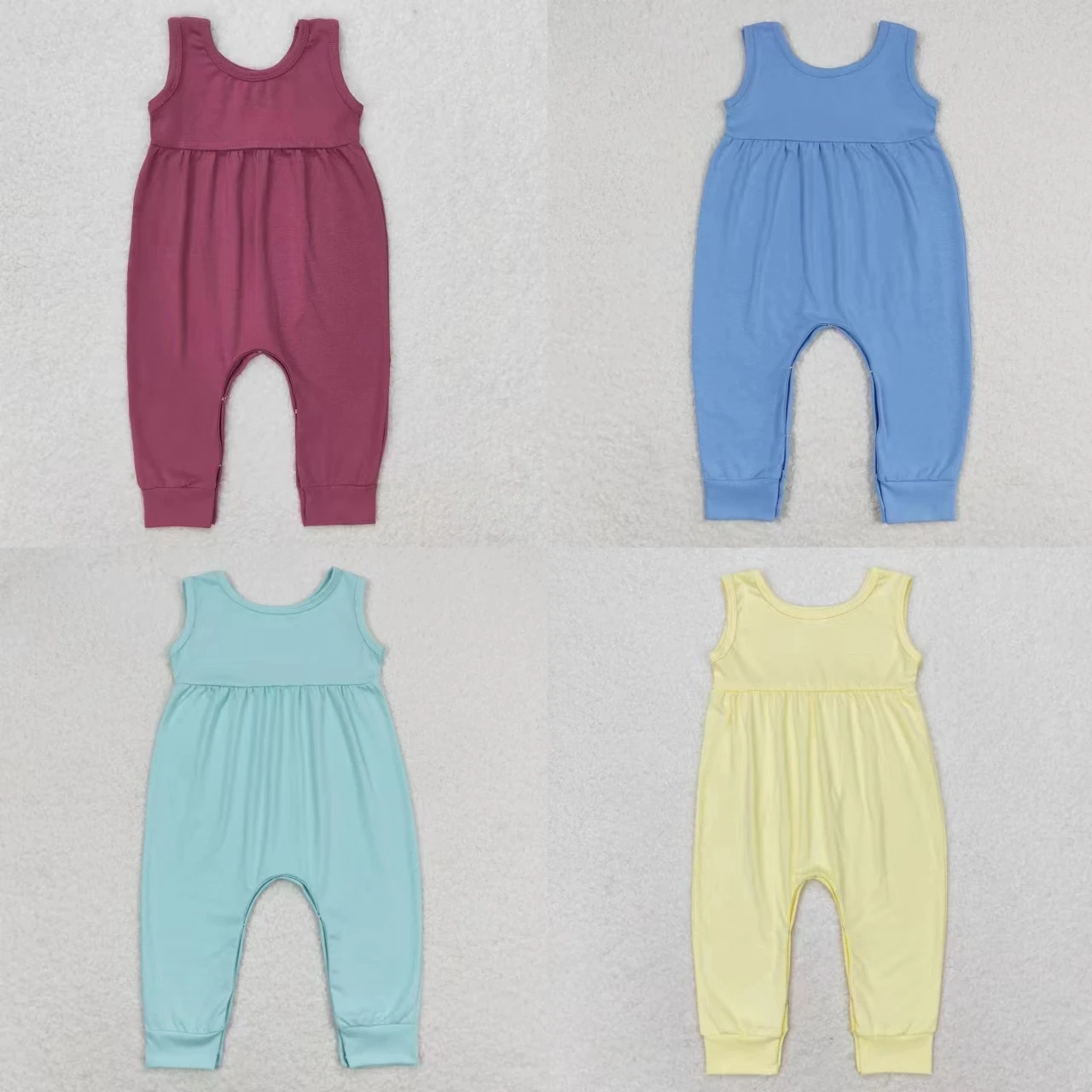 

Wholesale Children Summer Wear Newborn Romper Baby Girl Sleeveless Cotton Buttons Jumpsuit Kids Toddler Infant One-piece Clothes