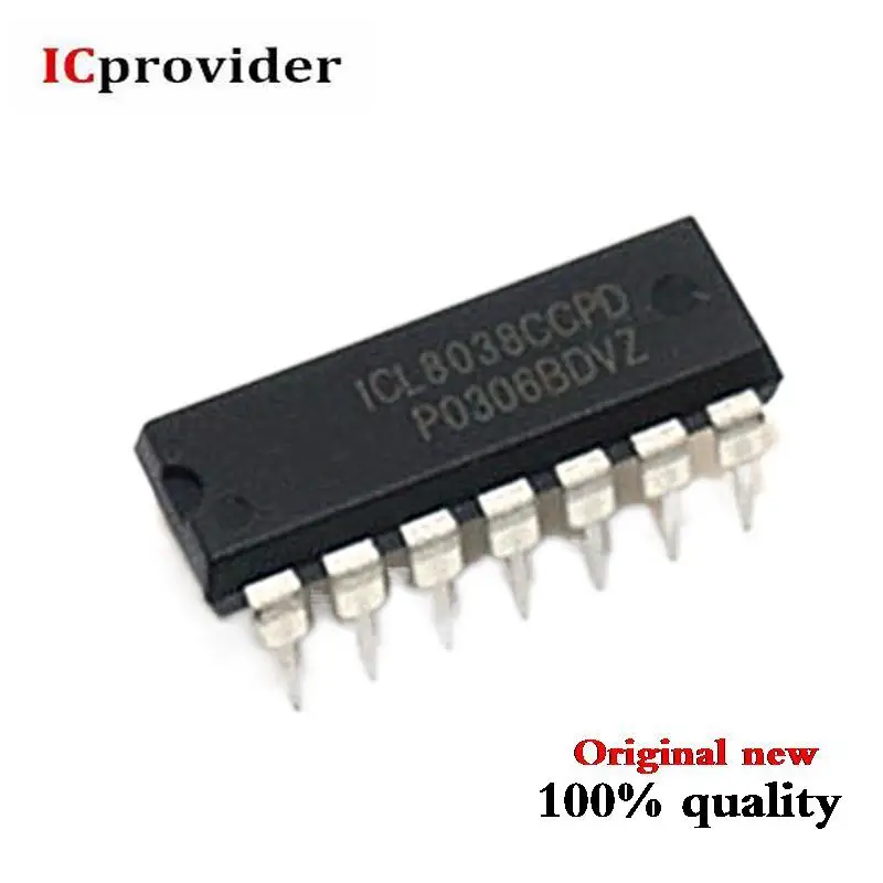 5PCS ICL8038CCPD ICL8038 DIP14 DIP Precision Waveform Generator/Voltage Controlled Oscillator new original