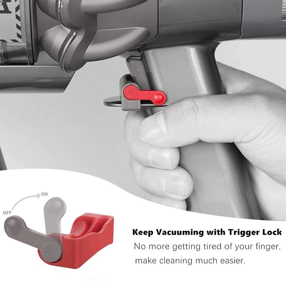 أدوات A09G-Groom للمكنسة الكهربائية Dyson V15 V11 V10 V8 V7 V6، أداة تهذيب الحيوانات الأليفة، مع محول مرفق وقفل الزناد