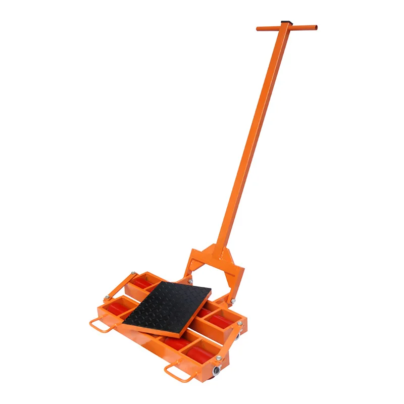 Heavy Duty Steering Moving Tank Dolly Bidirectional Equipment Shifter Industrial Cargo Handling Turtle Transport Trolley Tool