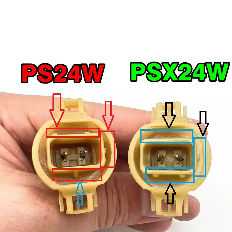 2Pcs Warm White PG20-3 H16 5202 PS24W Halogen Bulbs Car Driving Lamp Daytime Running Lights DRL Quartz Glass 3500K 12V