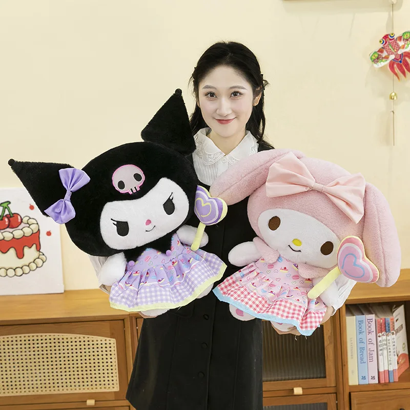 甘いマカロン クロミ ぬいぐるみ 大型人形 睡眠枕 メロディーぬいぐるみ 子供へのギフト 女の子への誕生日クリスマスプレゼント