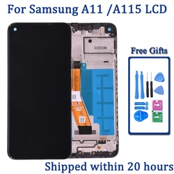 For Samsung A11 A115 A115F LCD Display With Touch Screen Digitizer Assembly Replacement Repair Spare Part