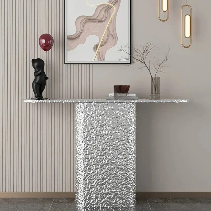 

Modern Corner Living Room Table Silver Console Classic Vertical Garden Table Modern Mini Tisch Wohnzimer Hallway Furniture