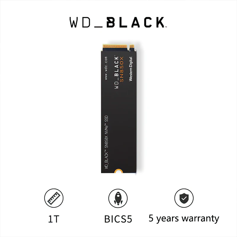 WD_BLACK M.2 2280 NVMe SSD SN7100 SN850X SN850P محرك الأقراص الصلبة للألعاب PCIe Gen 4.0 محرك عالي السرعة يعمل على القرص الصلب PS5