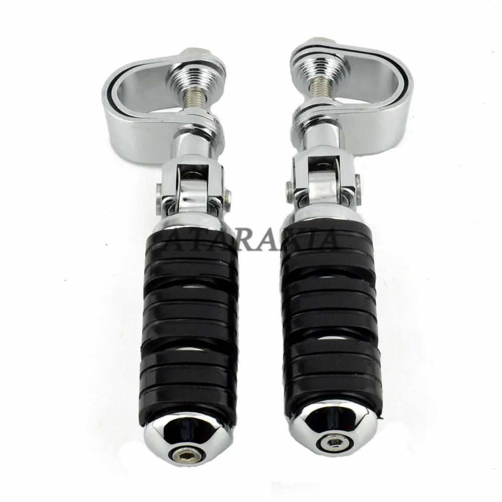 

Universal Motorcycle Pegs 32mm Highway Footrest Engine Guard Bar Mount Clamps Foot Pegs Footrest For Harley Cafe Racer