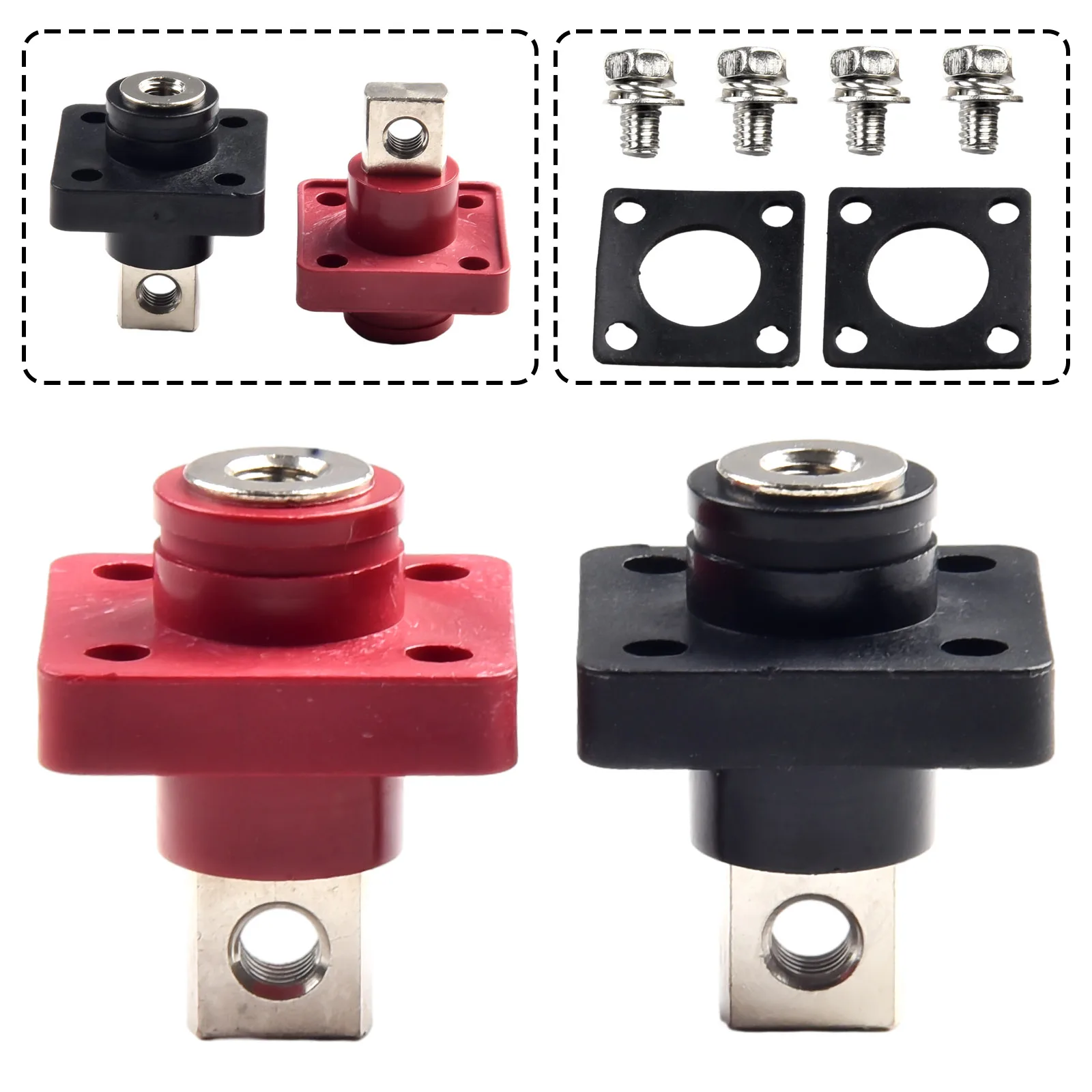 2Pcs 120A 150A 200A All-Copper Lithium Battery Terminal Connector Energy Storage Terminal Battery Connector Adapter image 4
