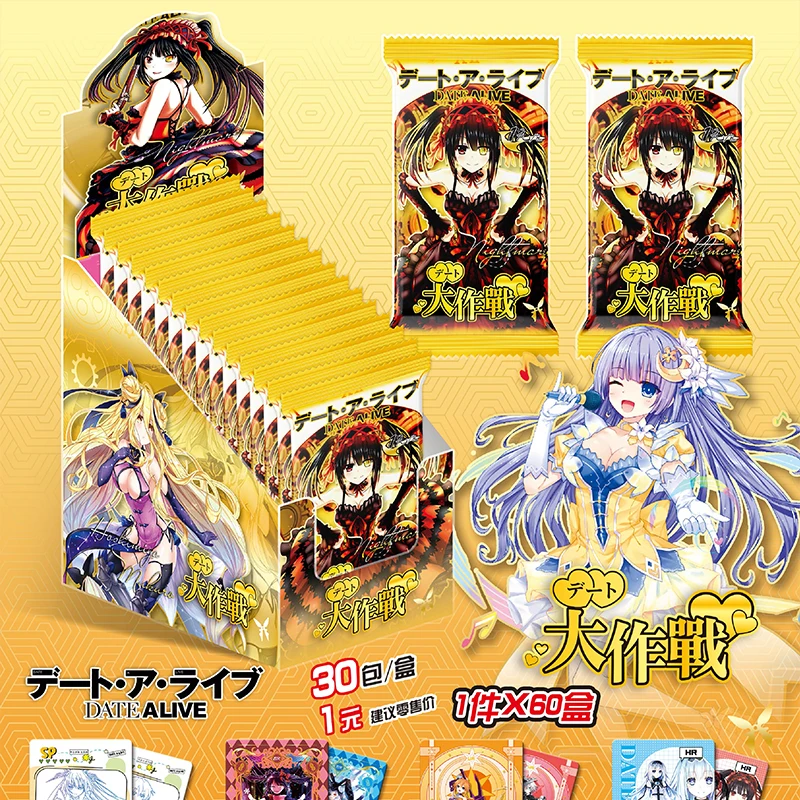 New Goddess Story Card DATE A LIVE Collectible Card SSP Rare Card Anime Doujin Booster Box Toy Birthday Gifts