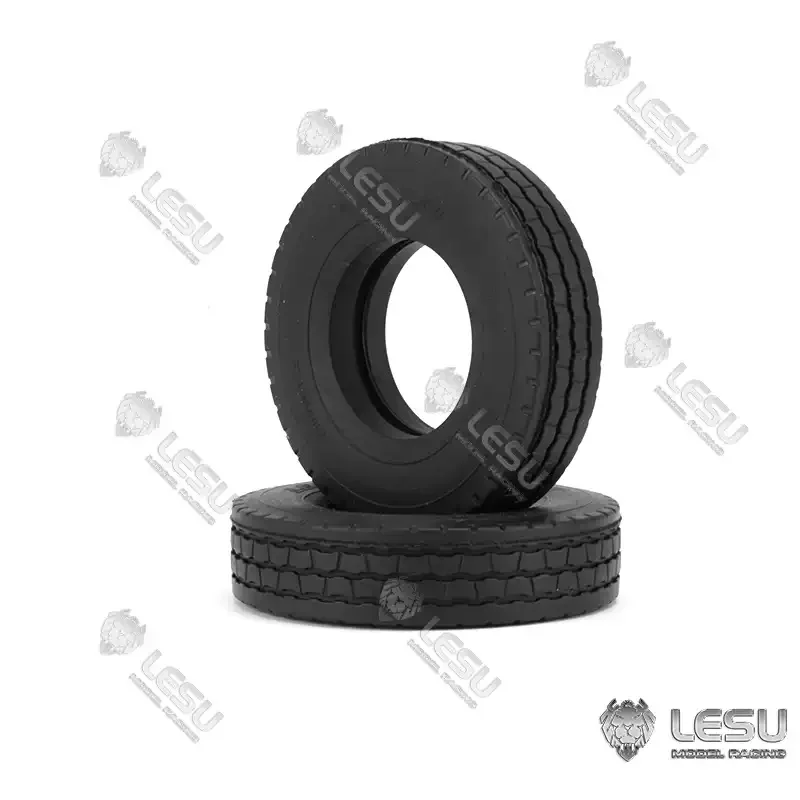LESU 1/14 Small Truck Tire S-1279 Diameter 58mm Tires High Quality Rubber Tyres Suitable For Semi-trailer Truck RC Toy Truck