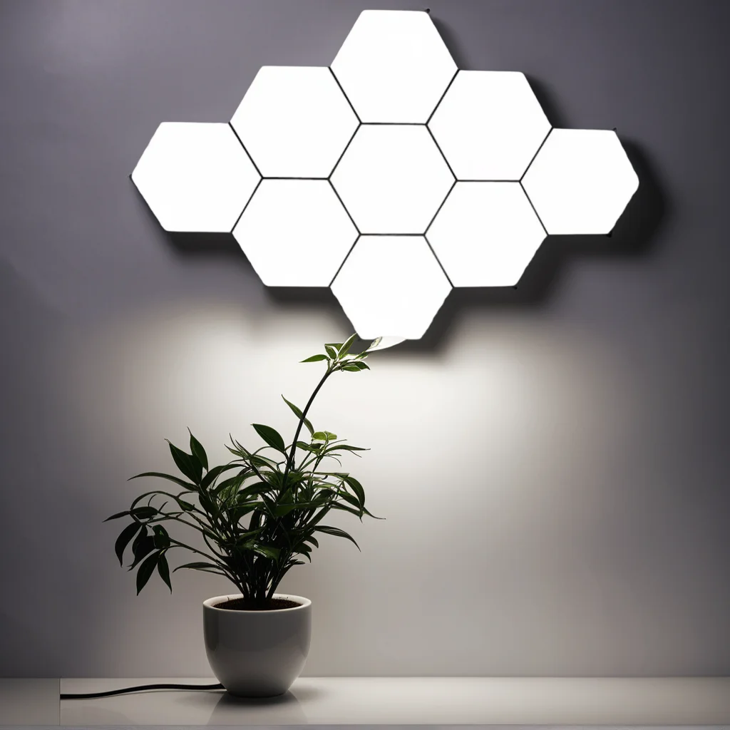 ​ ​ Sechseckiges LED-Nachtlicht mit Touch-Steuerung – 6er-Pack, weiches Weiß, einfach zu montierte Wandleuchte für Innenräume