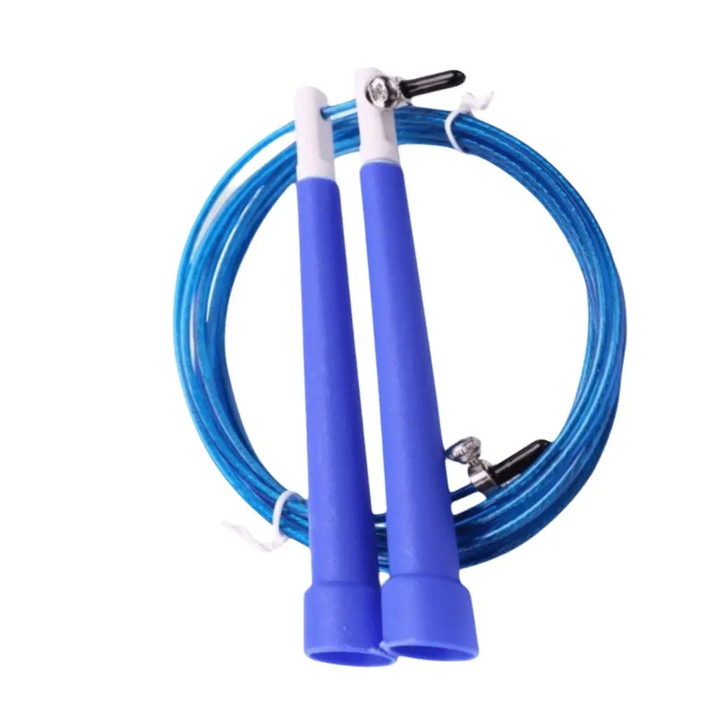 Professional Steel Wire Jump Rope Adjustable Length PVC Coated Skipping Rope Tangle-Free Adjustable Skipping Rope Double Unders