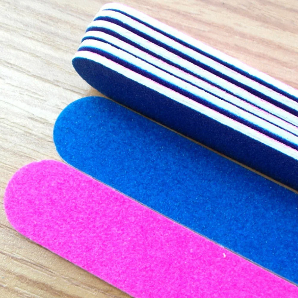 

Disposable Nail Files Emery Boards Round Ends for Filing Shaping Smoothing Nails Home Nail Sanding Block