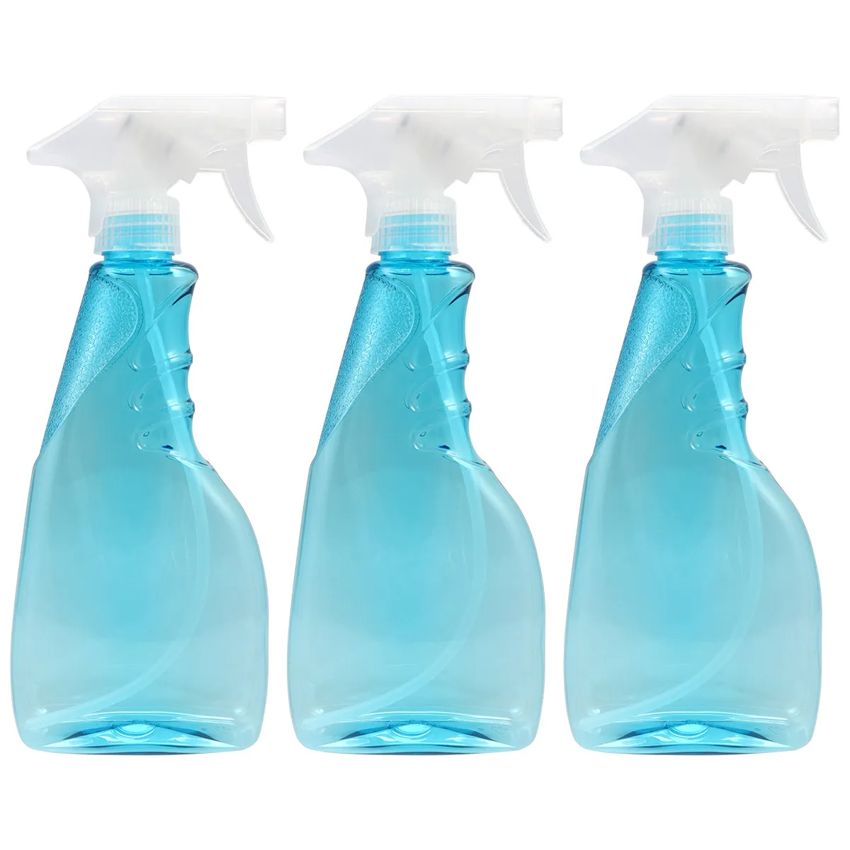 3Pcs Premium Plastic Spray Bottle Leakproof Lightweight Water Sprayer for Salon Hairdressing Garden Plant Watering Natural Air