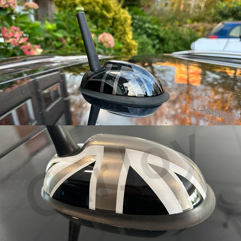For MINI One Cooper S JCW R60 Countryman Car Antenna Aerial Decoration Case Cover Sticker Auto Accessories