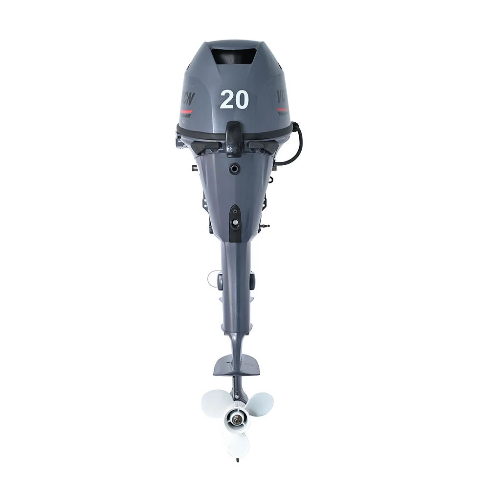 

High Speed 20HP Outboard Boat Engine 432CC 2 Cylinder Water Cooling 5000-6000RPM for Small Watercraft