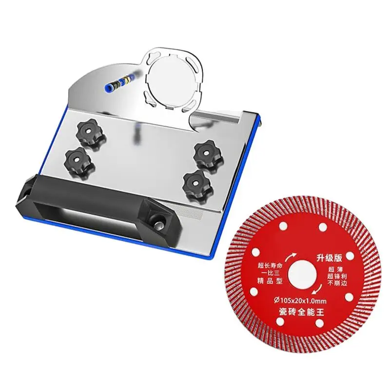 【45度用アングルグラインダースタンド付き】発送中-°-タイルの面取り切断-特殊切断スタンド、アングルグラインダー固定スタンド、頑丈なスタンド