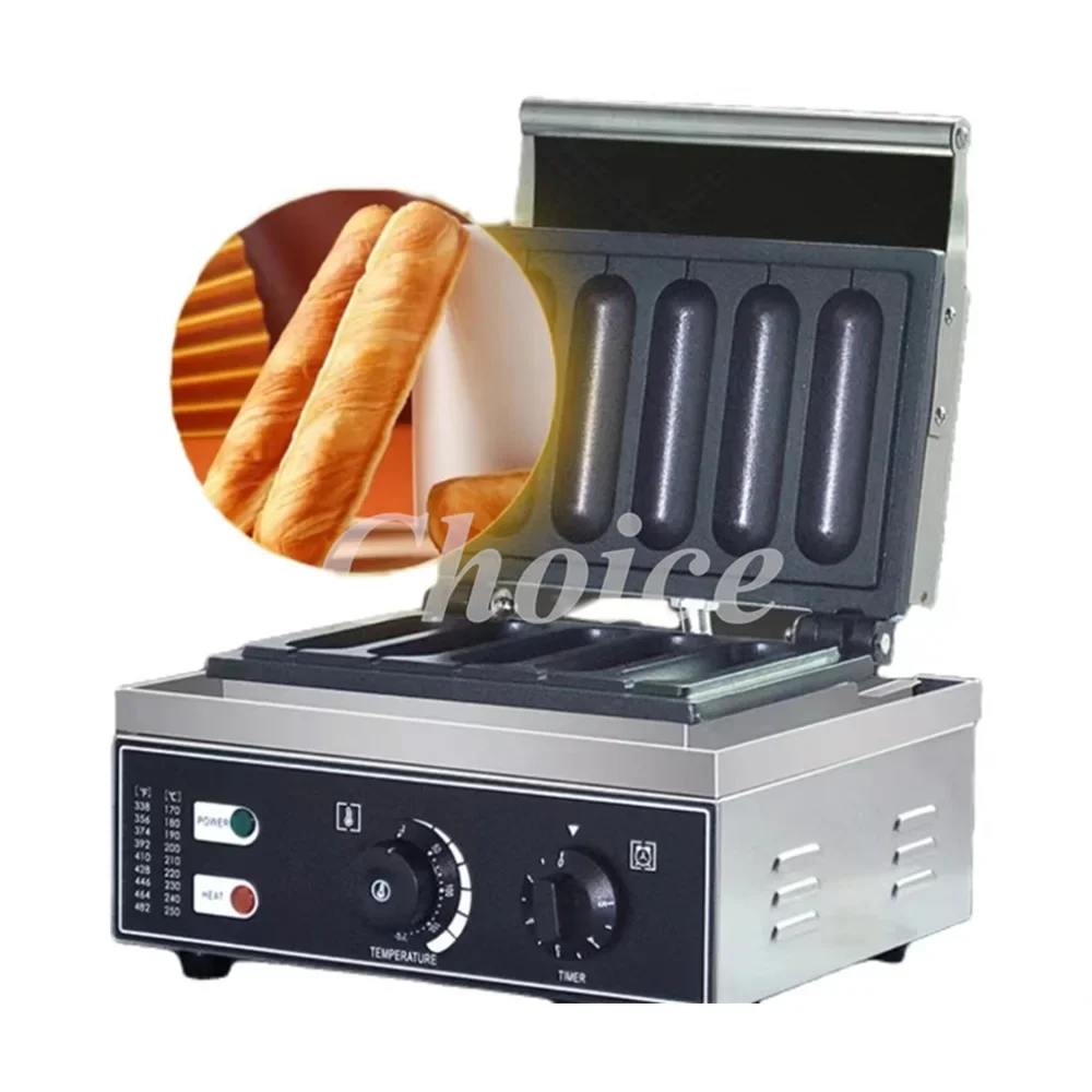 

Electric Crispy French Hot Dog Lolly Stick Muffin Baking Machine Waffle Maker French Muffin Sausage Machine