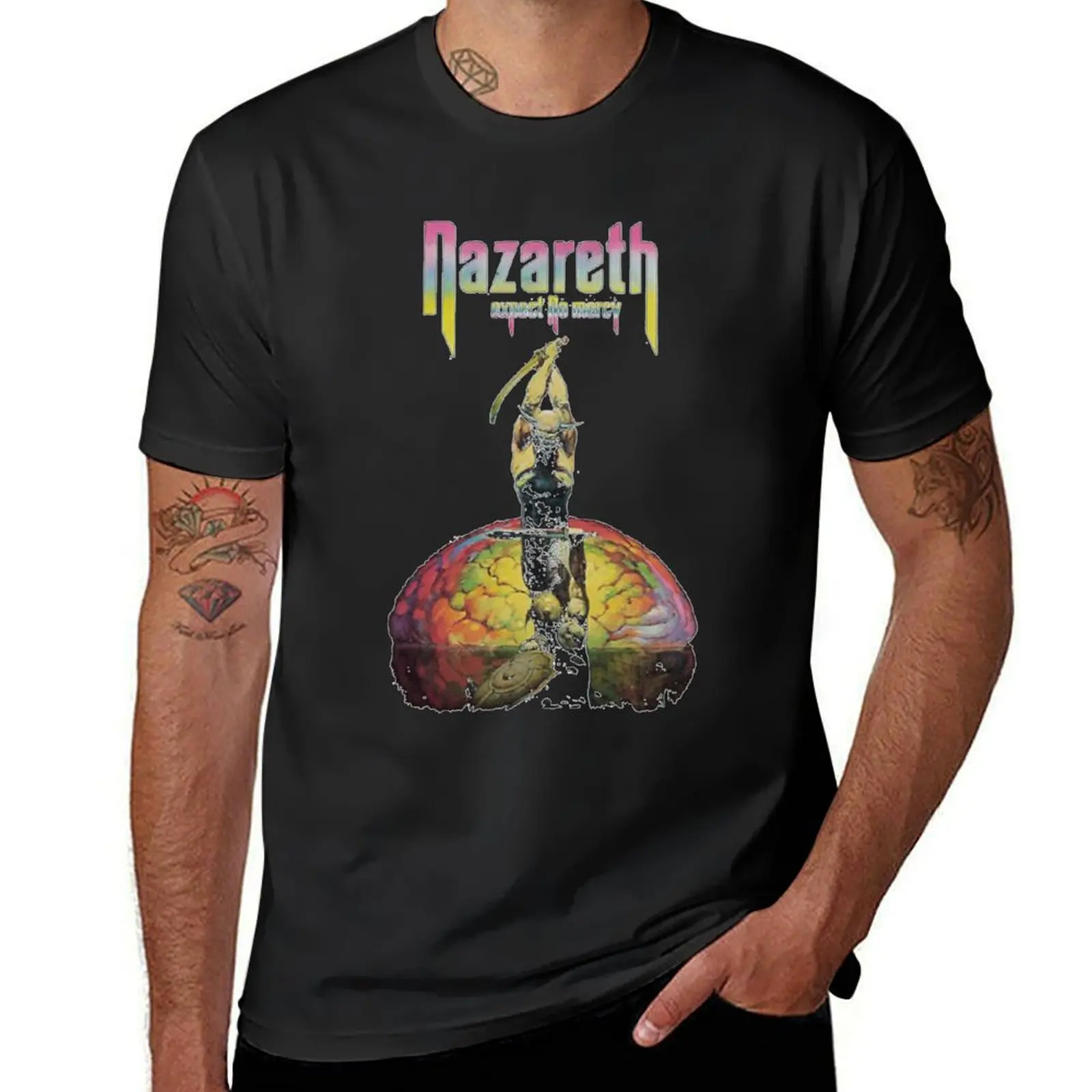 

nazareth jerussalem of band very awesome T-shirt customs for a boy summer top Aesthetic clothing t shirts for men graphic