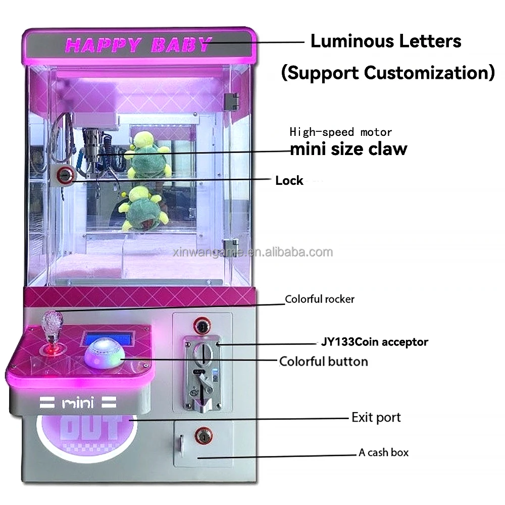 Best-Selling Manufacturers' Claw Crane Arcade Game Toy Exciting Doll Machine