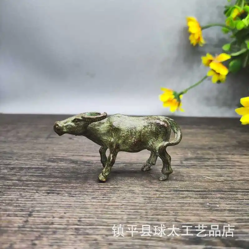 Alloy Buffalo Home Desktop Decorative Ornament