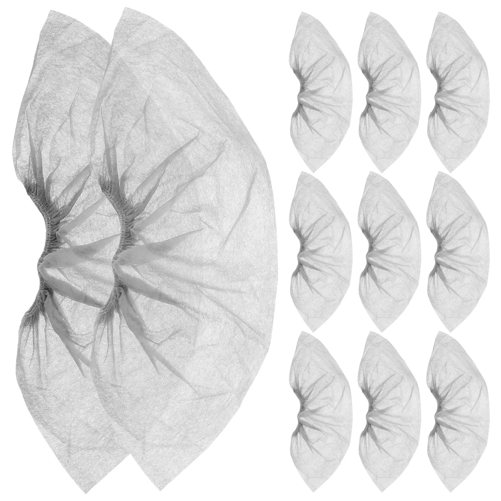 

Non slip Disposable Shoe Covers Booties Thickened Fabric Indoor Home Use Waterproof Floor Protection Single Use Lightweight Long