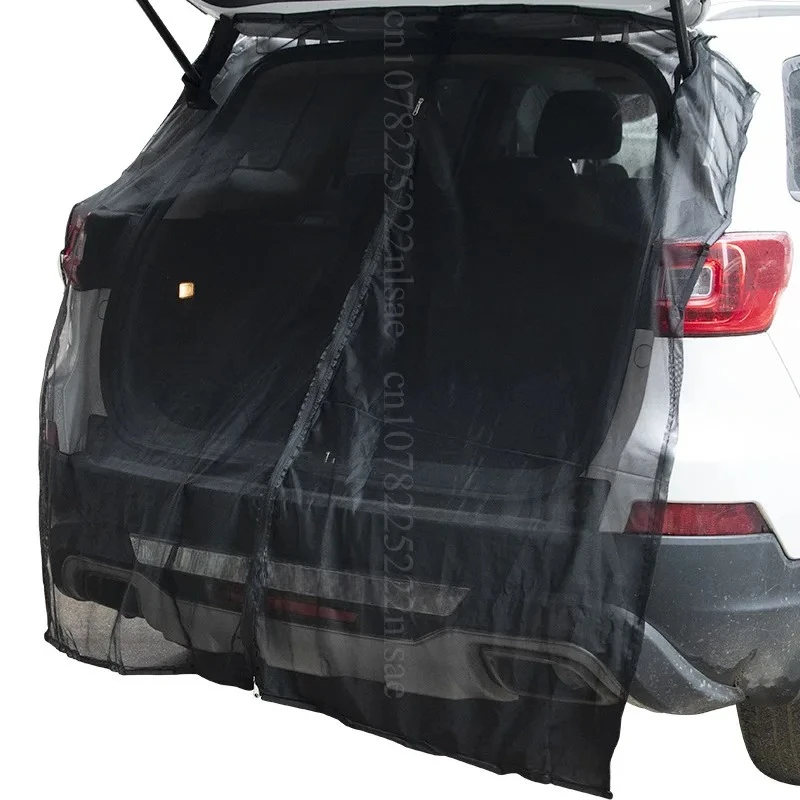Car Tailgate Mosquito Net Universal Magnetic Screen Trunk Ventilation Mesh for SUV MPV Summer Mosquito/Fly Screens Car Nets