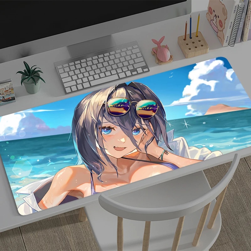 

Mousepad New Hololive Ouro Kronii Large Mouse Mat MousePads Game Office Laptop Carpet Soft Anti-slip Desktop PC carpet Mouse Pad